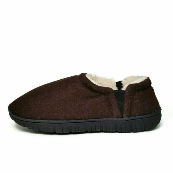 Homitem Mens House Slippers Size 9 Fuzzy Lining - Picture 8 of 12